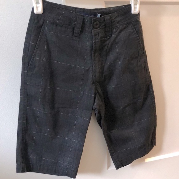 Lot of 2x [Champion] & [Univibe] Boys Sz M 8/10 Shorts - Black Plaid & Dark Gray - Picture 10 of 16